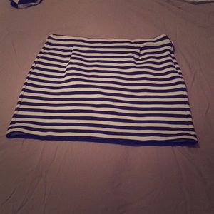 Striped Mini skirt